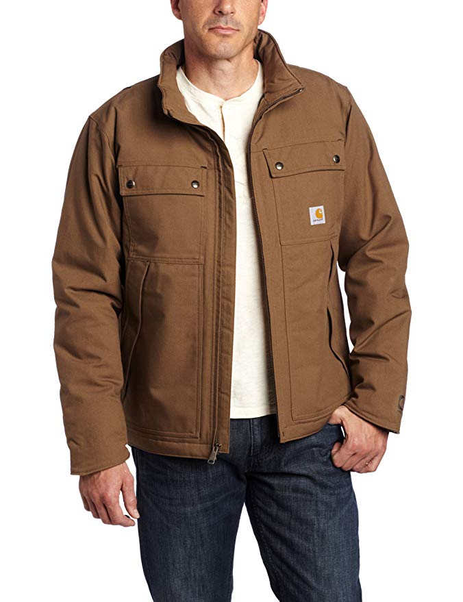 Carhartt Men's Quick Duck Woodward Rain Defender Traditional Jacket