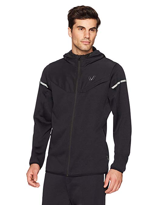 Peak Velocity Men's Axiom Full-Zip Water-Repellent Loose-Fit Jacket