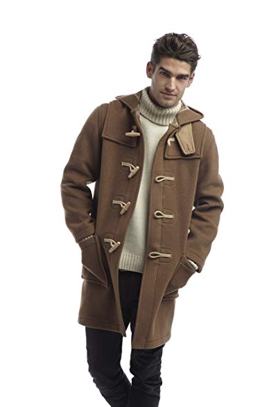 Original Montgomery Mens Wooden Toggles Duffle Coat (44, Camel)