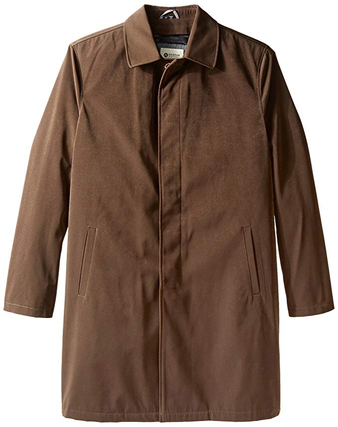 Haggar Men's Big-Tall Kildare Updated Classic Coat with Zip-Out Liner