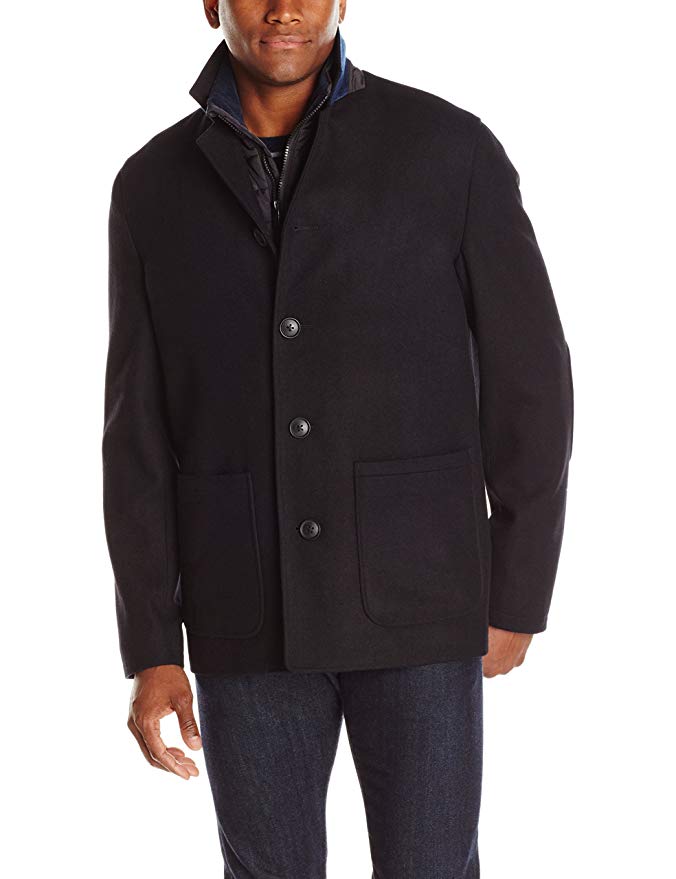 Nick Graham Men's Triboro 3 in 1 Wool Jacket with Vest