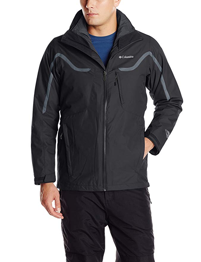 Columbia Sportswear Men's Whirlibird Interchange Jacket with Detachable Storm Hood