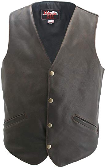 Classic Vintage Leather Vest