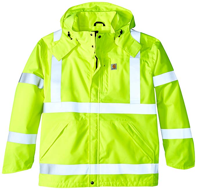 Carhartt Men's Big & Tall High Visibility Class 3 Waterproof Jacket