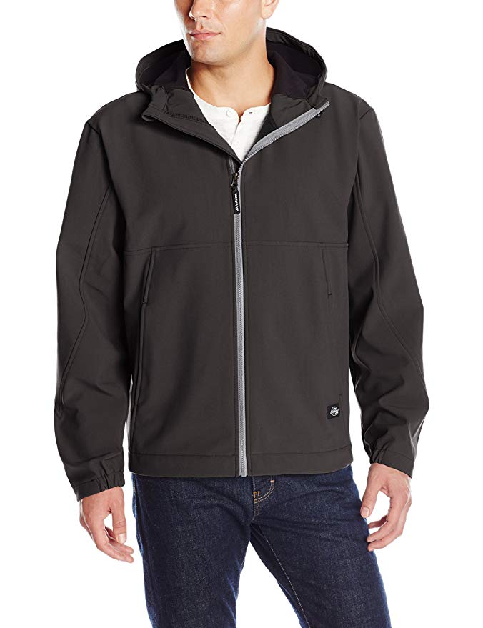 Dickies Men's Perfomance Flex Softshell Jacket with Hood