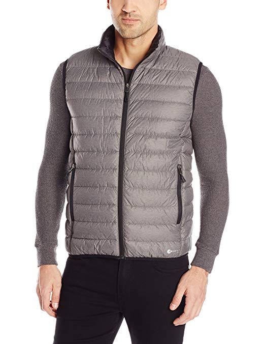 Halifax Traders Men's Nylon-Down Packable Puffer Vest