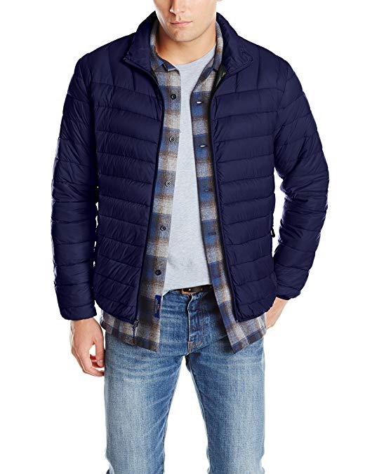 Hawke & Co Men's Big & Tall Packable Down-Fill Puffer Jacket