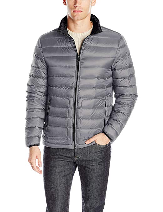 Buffalo David Bitton Men's Packable Down Puffer Jacket