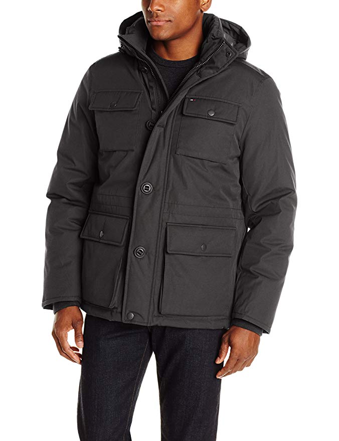 Tommy Hilfiger Men's Performance Hooded Field Coat