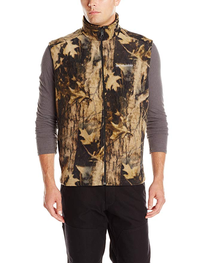 Columbia Men's Steens Mountain Printed Fleece Vest