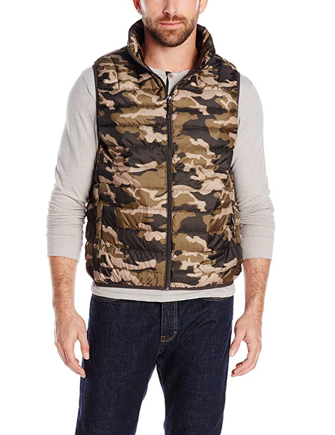 Hawke & Co Men's Lightweight Down Packable Puffer Vest