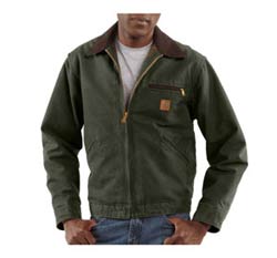 Men's Sandstone Detroit Jacket, Blanket Lined Product Shot