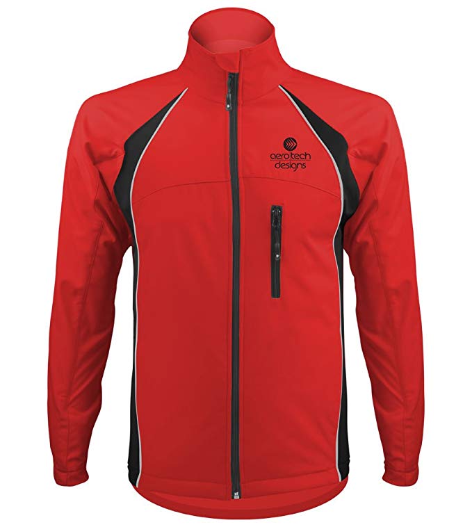 AERO|TECH|DESIGNS Men's Thermal Windstopper Waterproof Softshell Jacket