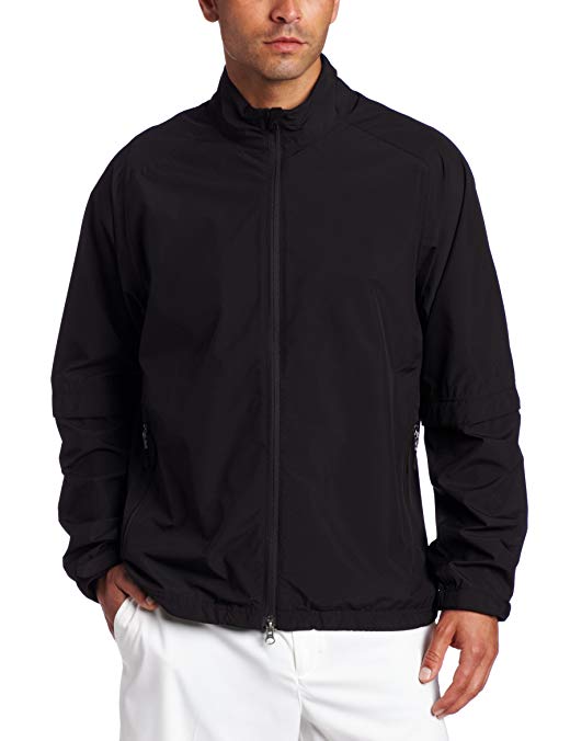 Zero Restriction Men's Packable Jacket Long Sleeve Rain Jacket