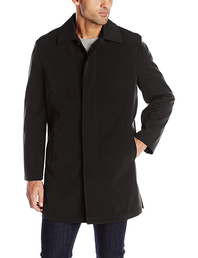 Haggar Men's Kildare Updated Classic Coat with Zip-Out Liner