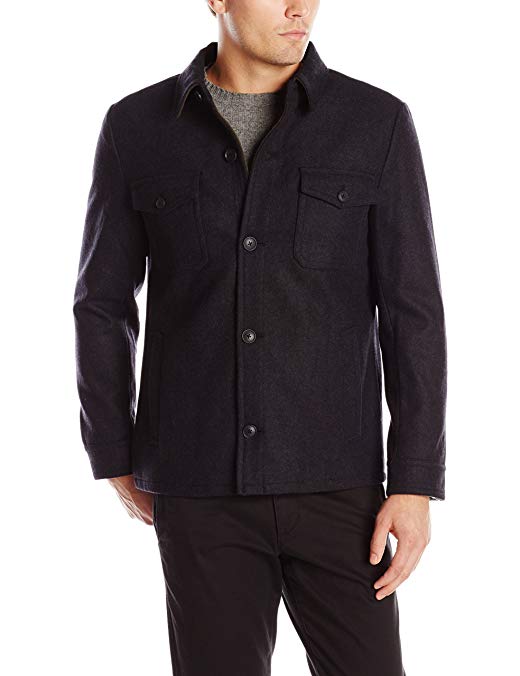 Haggar Men's Eastland Button-Front Jacket