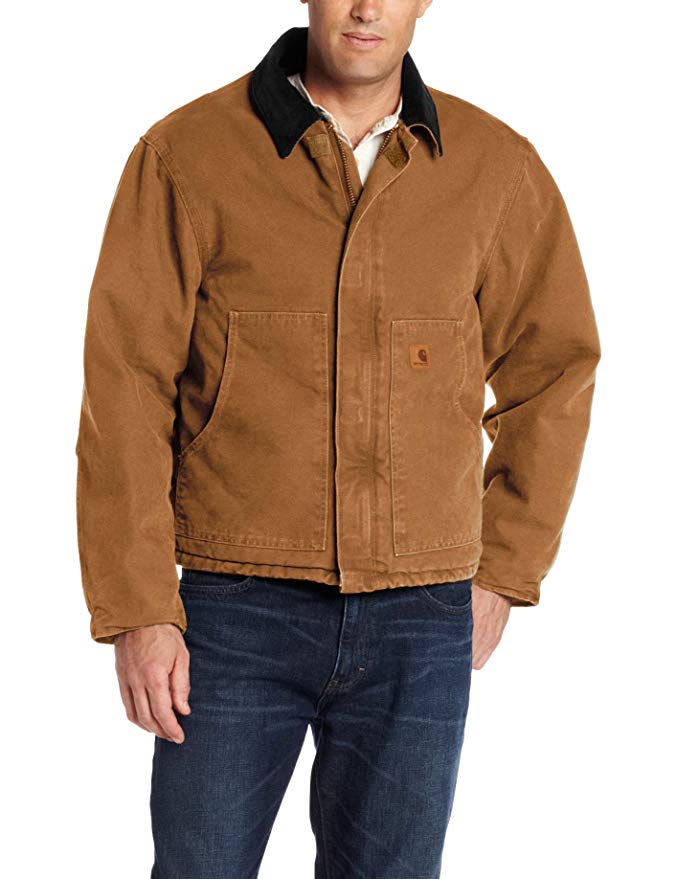 Carhartt Sandstone Traditional Jacket - Arctic-Quilt Lined