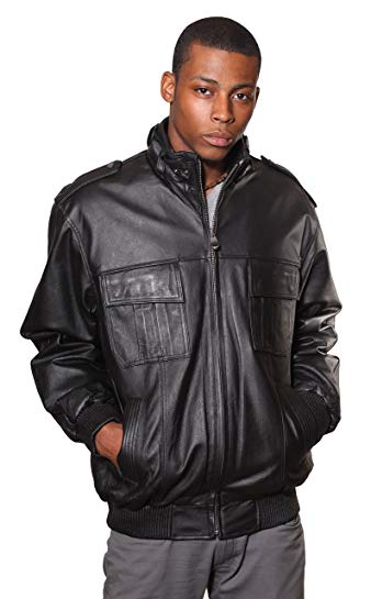 Wilda Men's Mechanic Leather Jacket