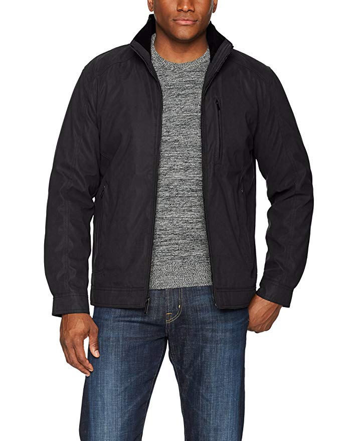 London by London Fog Men's Bonded Microfiber Hipster Jacket