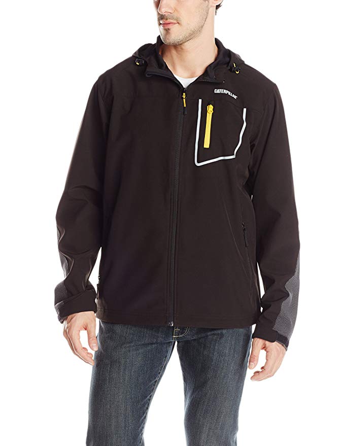 Caterpillar Men's Capstone Hooded Softshell Jacket