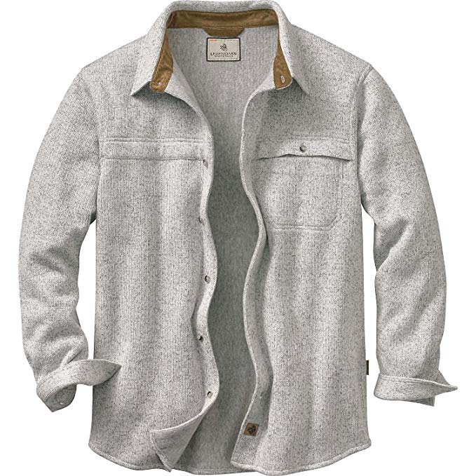 Legendary Whitetails Men's Silent Hide Sweater Fleece Button Up