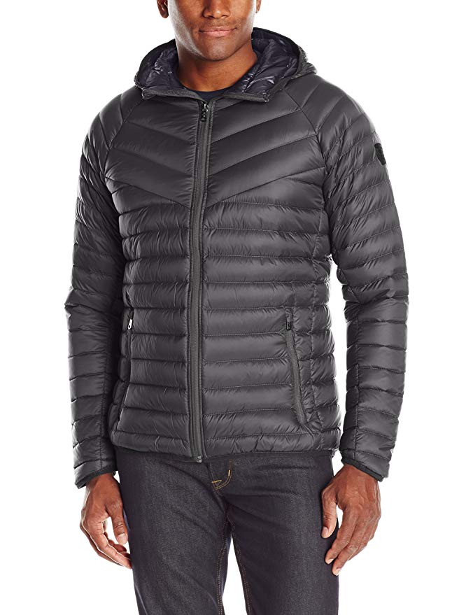 London Men's Hooded Puffer Jacket Review