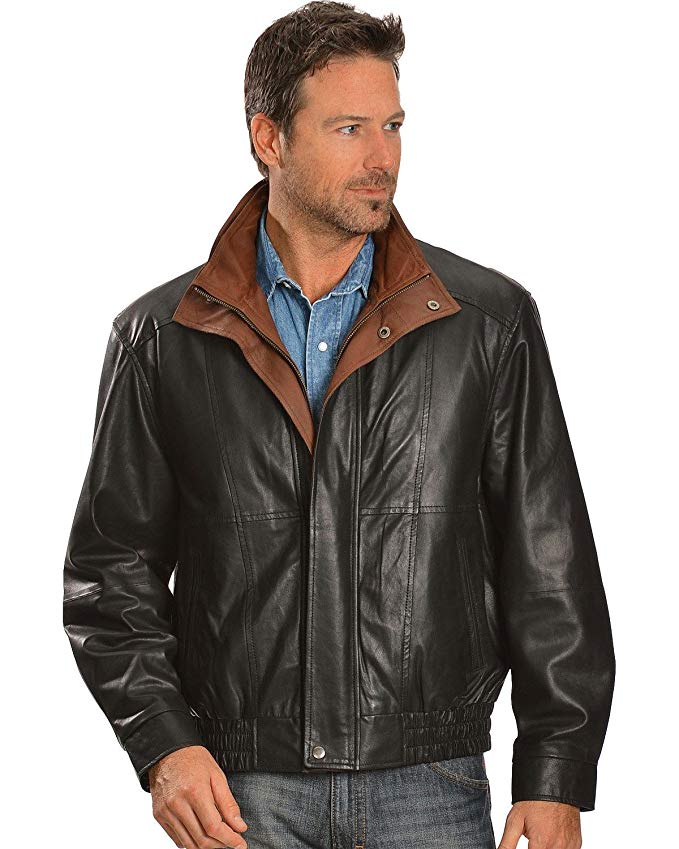 Scully Men's Double Collar Leather Jacket - 48-33 Review