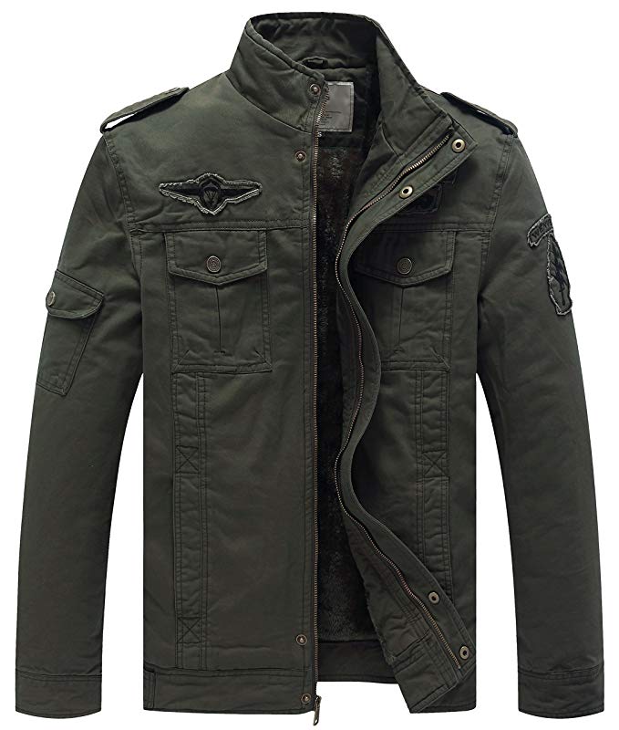 WenVen Men's Winter Military Style Air Force Jacket Review